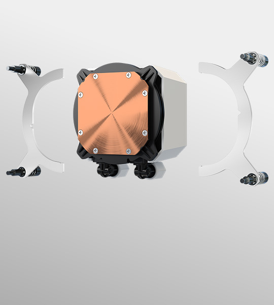 4SET-Pre-installed Fan with Hidden Cable Routing